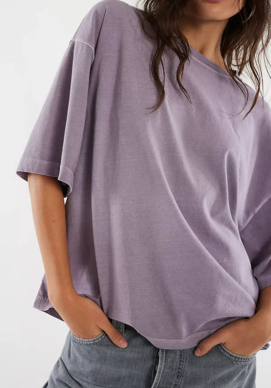 We The Free Perfect Oversized Tee – Free People plum ash