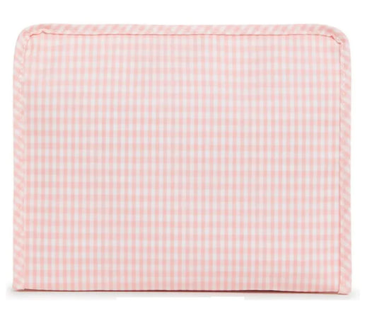 Roadie Large Pouch- Gingham Taffy