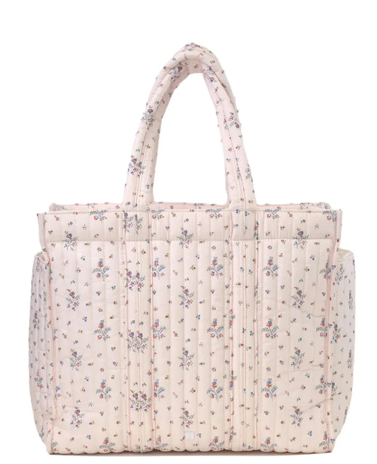 Quilted Mini Go Go Tote- Fleurie