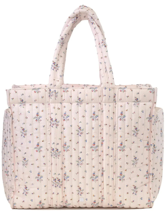 Quilted Go Go Tote- Fleurie