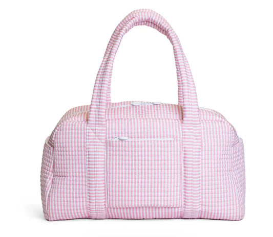 Quilted Grande Duffel- Dusty Rose