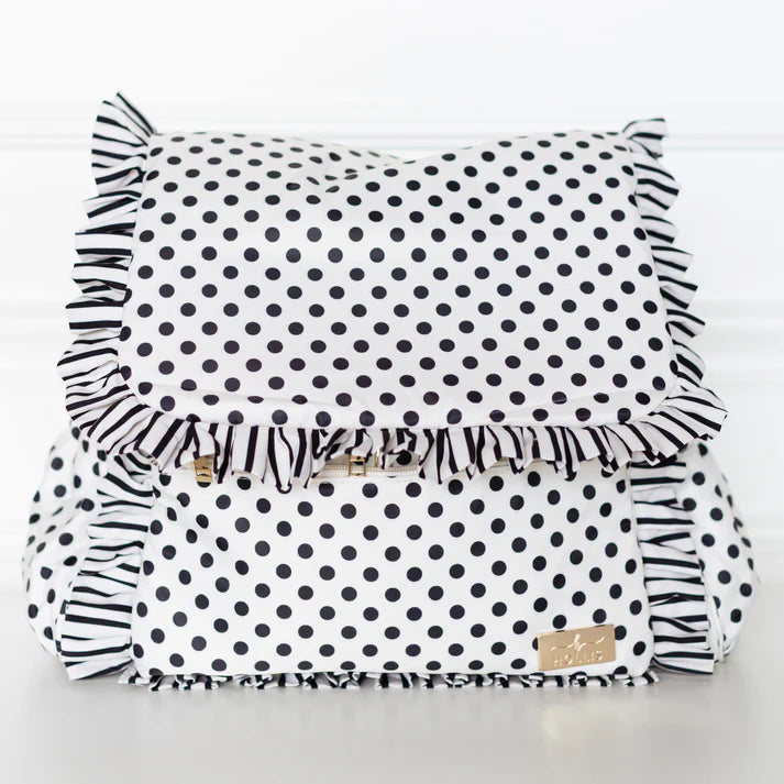 Ruffled Nylon Diaper Bag ( Multiple Colors)
