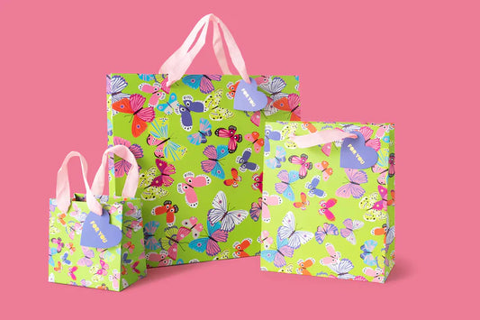Medium Butterflies Gift Bag