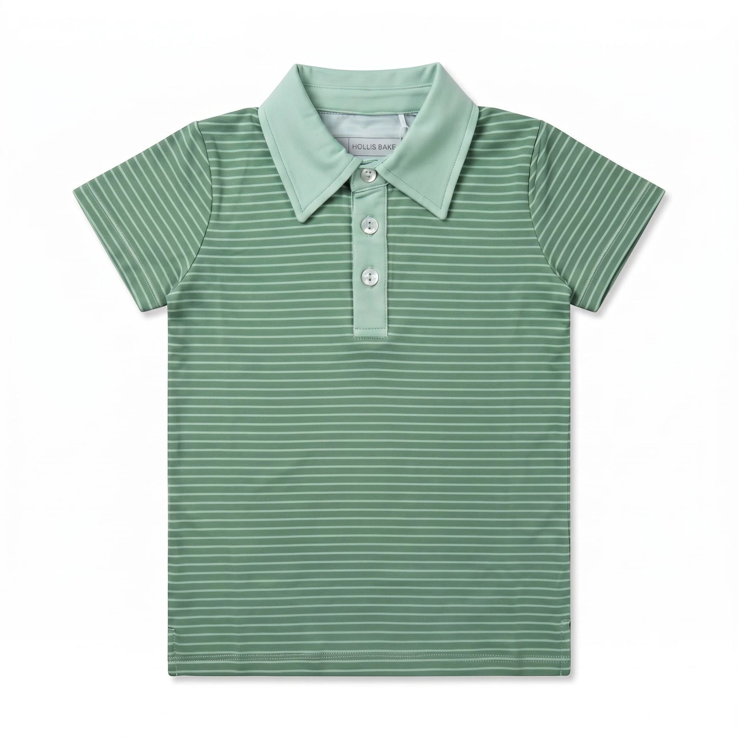 Trey Polo - Green Stripe