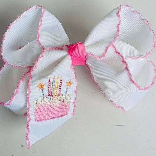 Birthday Cake Hair Bow