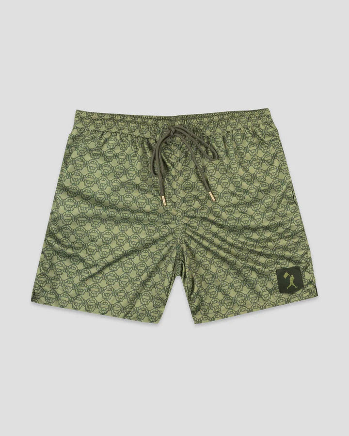 Four Star Field Mesh Short