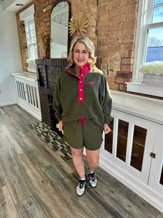 BC Green Fleece Set - Brianna Cannon