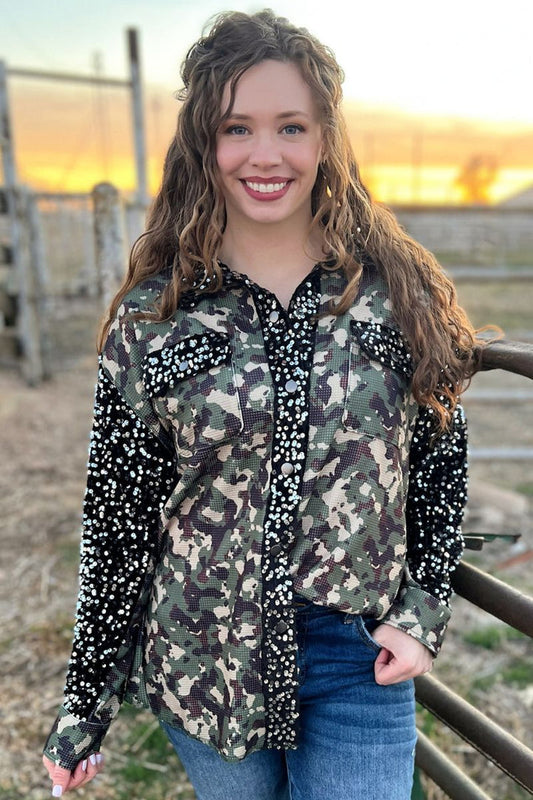Camo Shacket