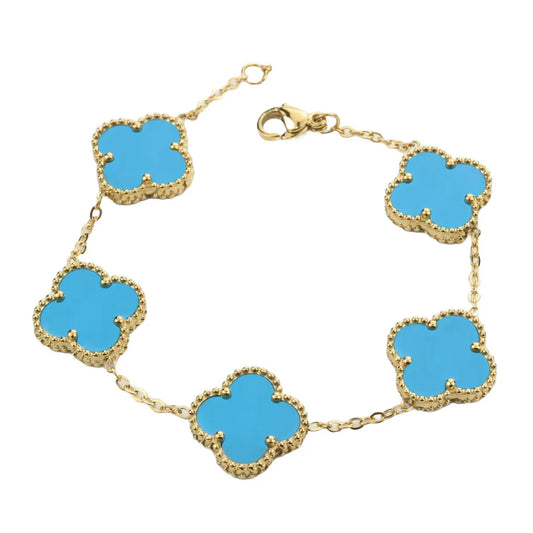 Arples Chain Bracelet Teal
