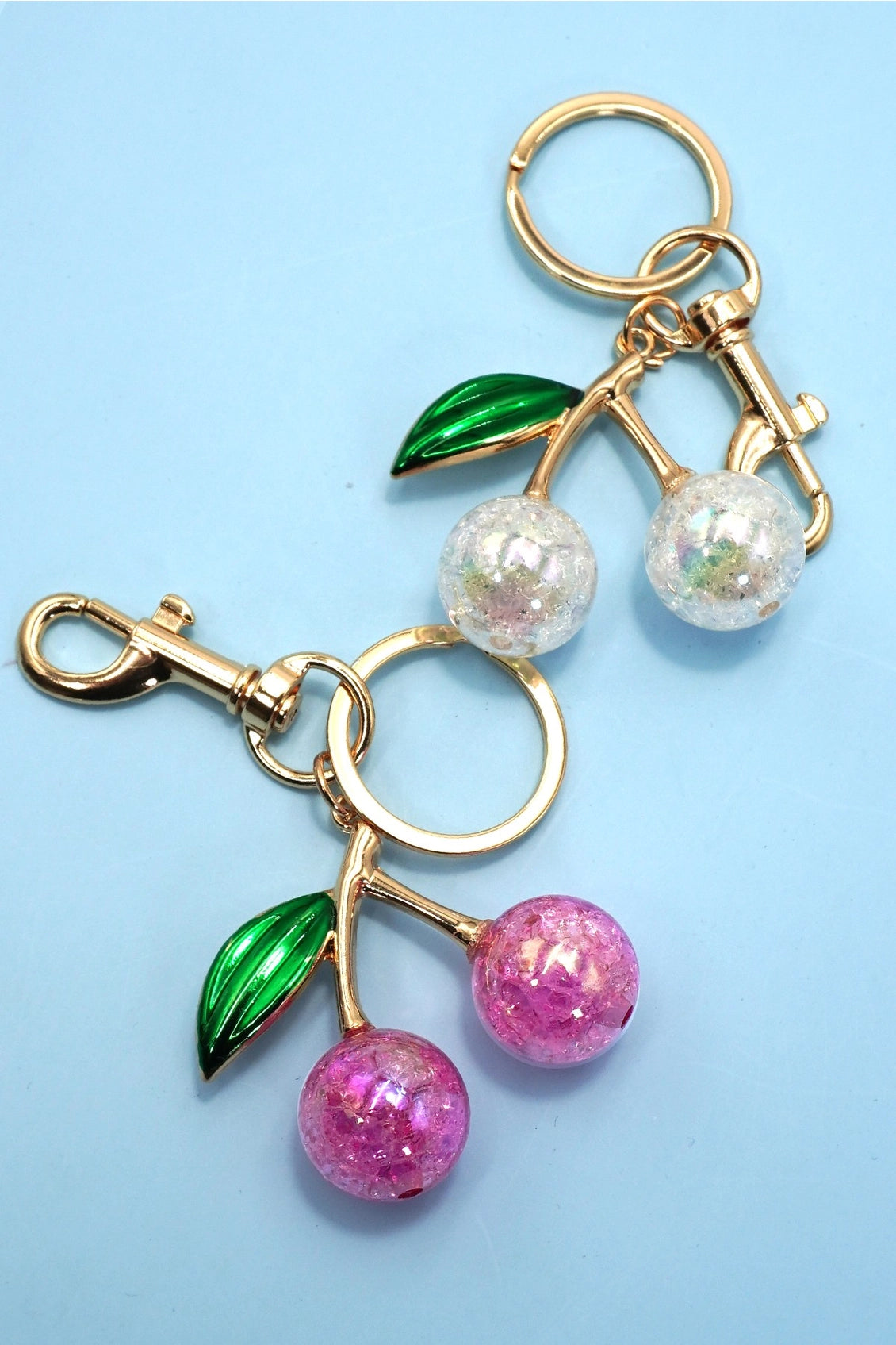 You're So Cherry Sweet Pink or White Cherry Keychain
