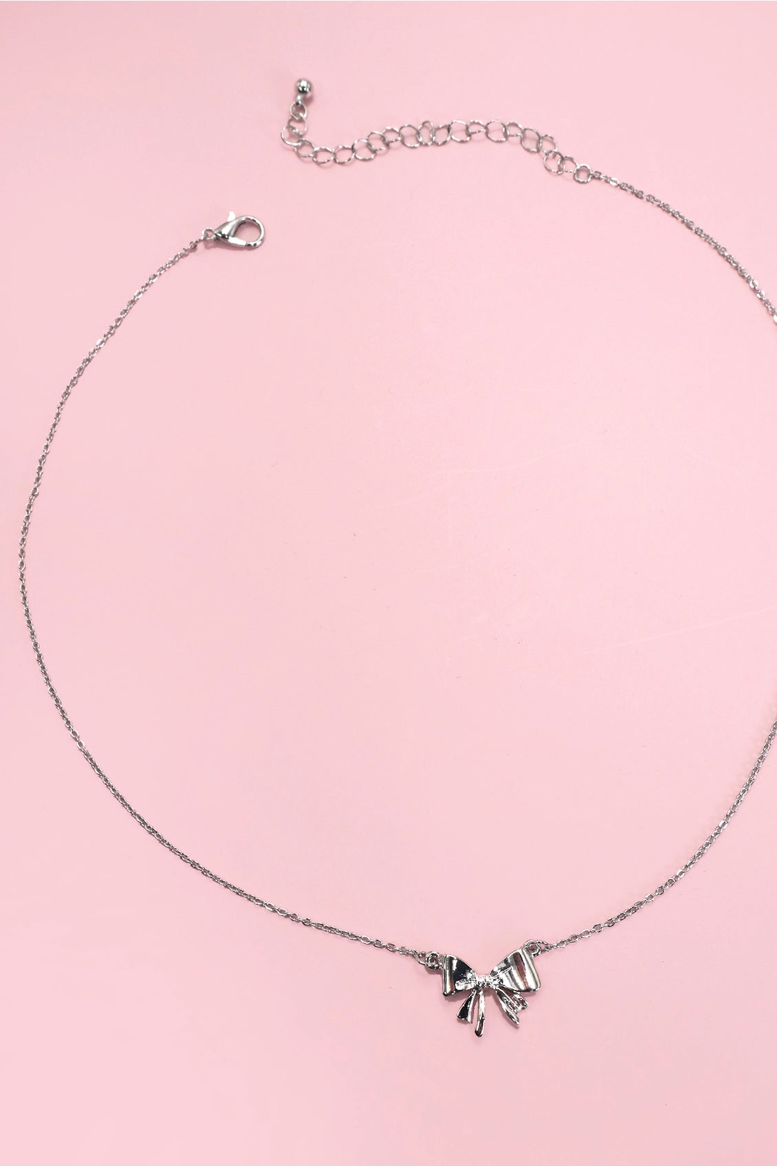 Create Memories Gold Or Silver Bow Necklace