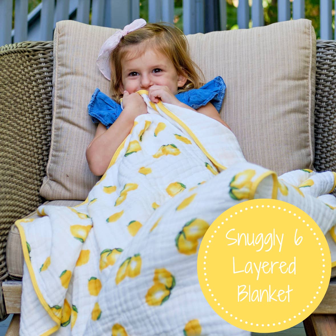 Main Squeeze Baby Todller Muslin Quilt