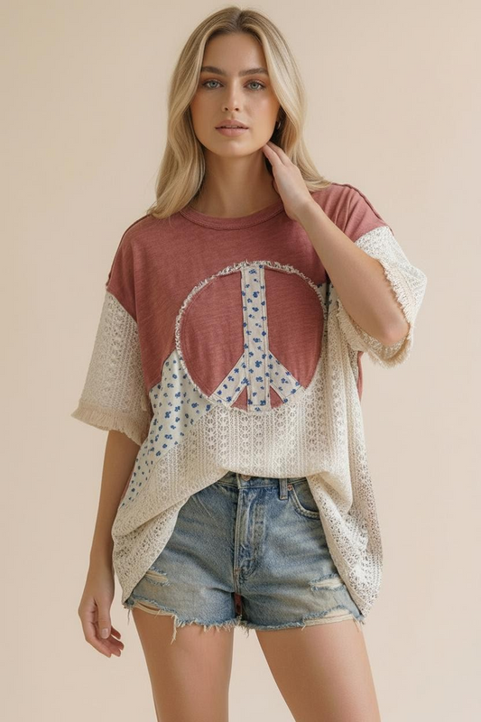 Peace Out Patch Tee