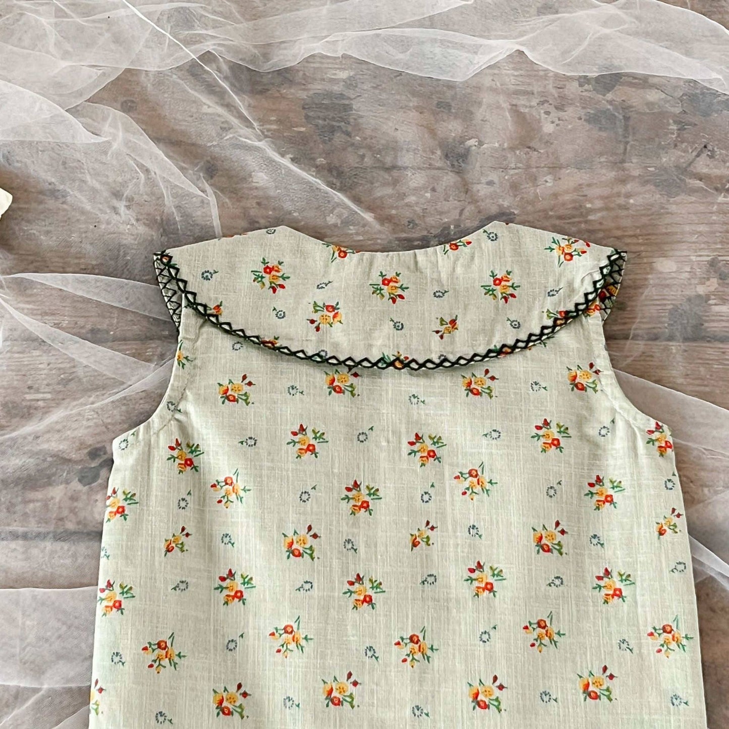 Flowers Doll Collar Cardigan Shorts Suit: Green / 100(18-24M)
