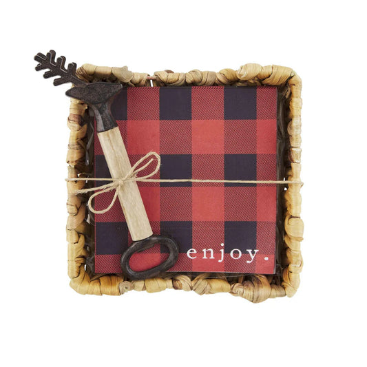 Enjoy Lodge Napkin Utensil Set