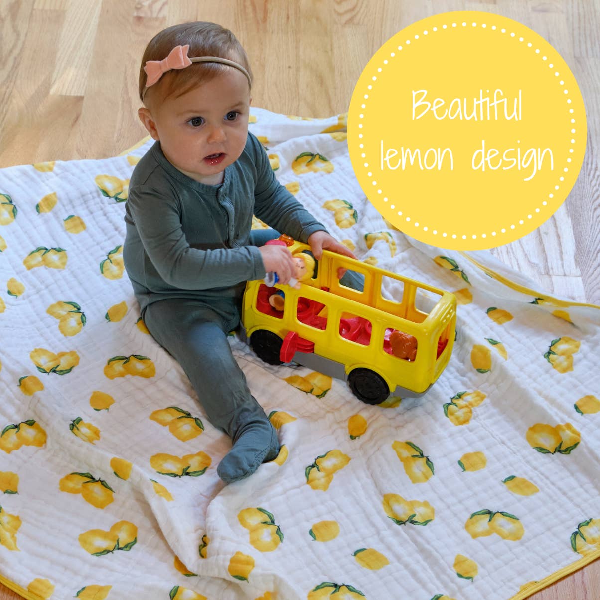 Main Squeeze Baby Todller Muslin Quilt