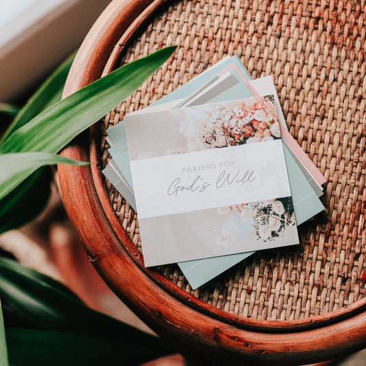 The Daily Grace Co Prayers For God's Will Verse Card Set
