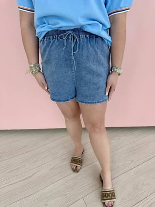 Long Vacay Denim Shorts