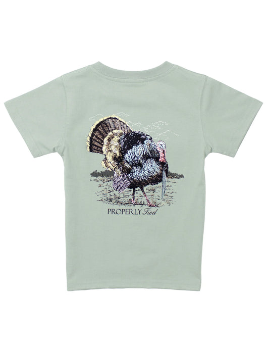 Boys Gobbler SS Chrome Grey