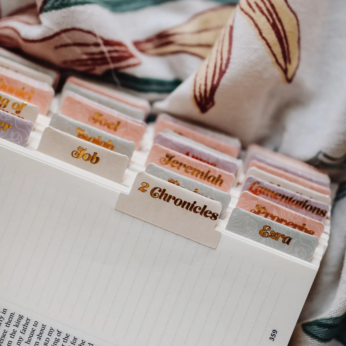 The Daily Grace Co Pastel Floral Bible Tabs