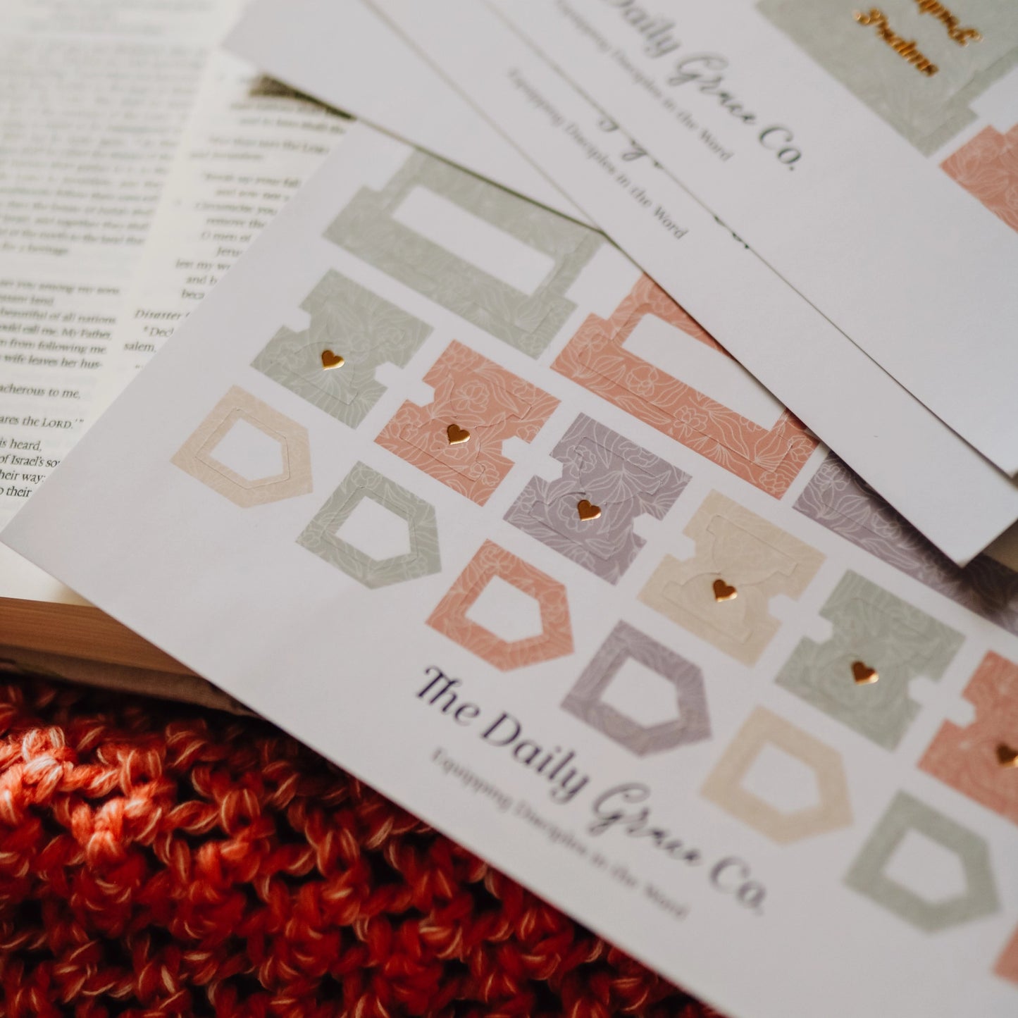 The Daily Grace Co Pastel Floral Bible Tabs