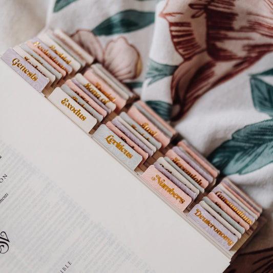 The Daily Grace Co Pastel Floral Bible Tabs