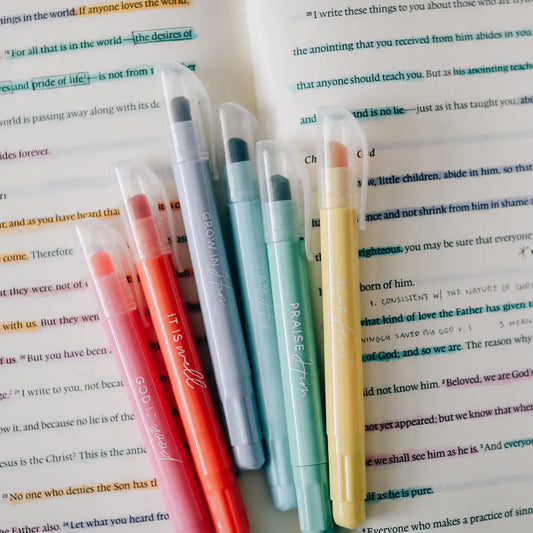 The Daily Grace Co Pastel Bible Highlighter Set