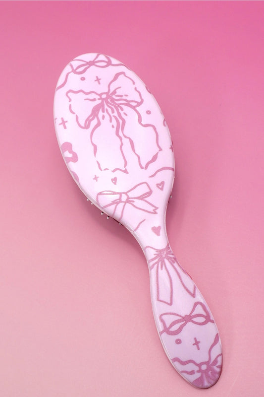 I'm Enchanted Pink Bows Detangle Brush