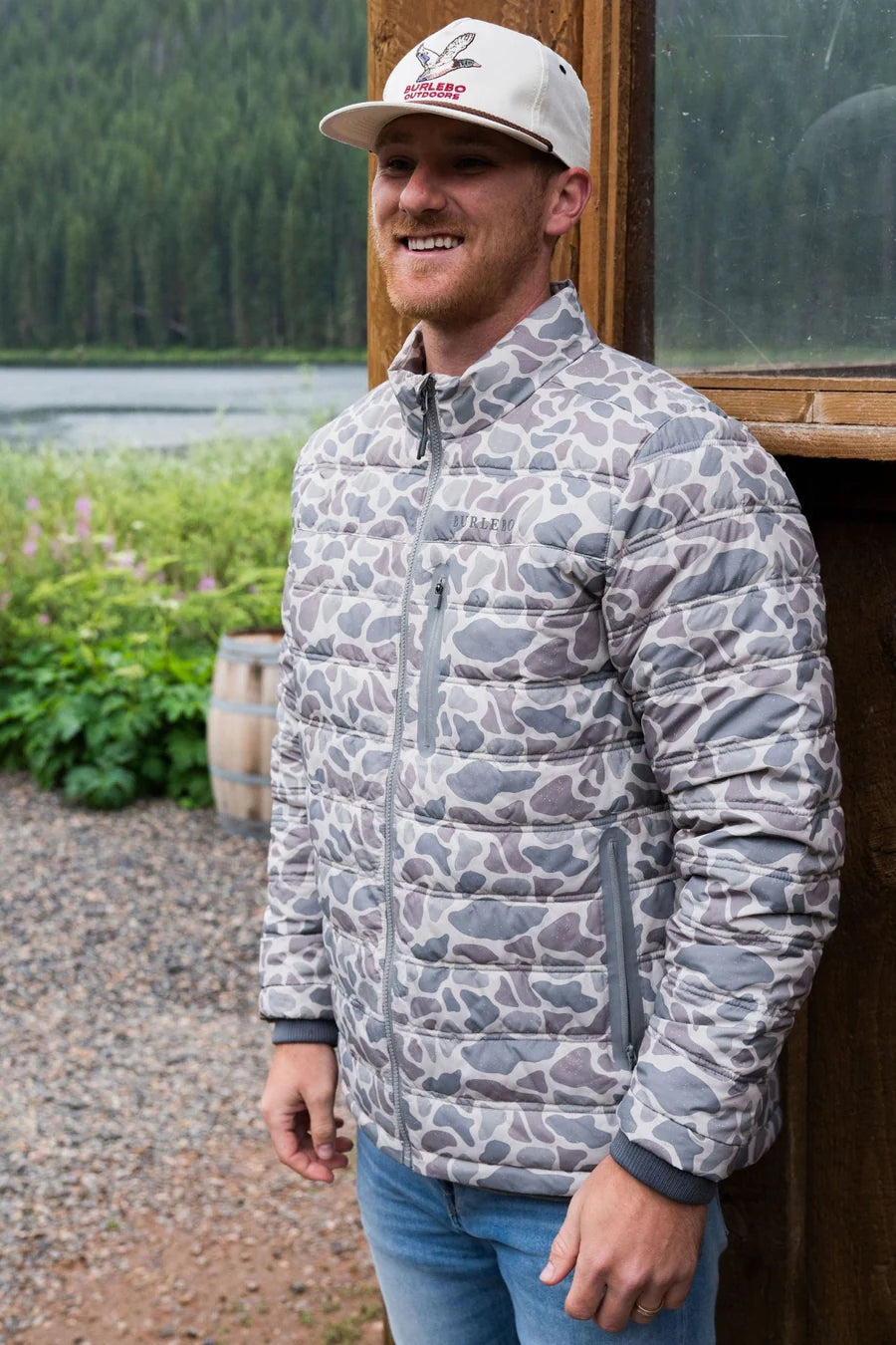 Puffer Jacket - Classic Deer Camo