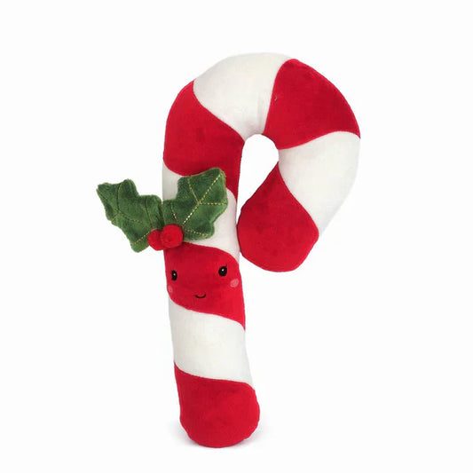Candy Cane Plush Toy Red