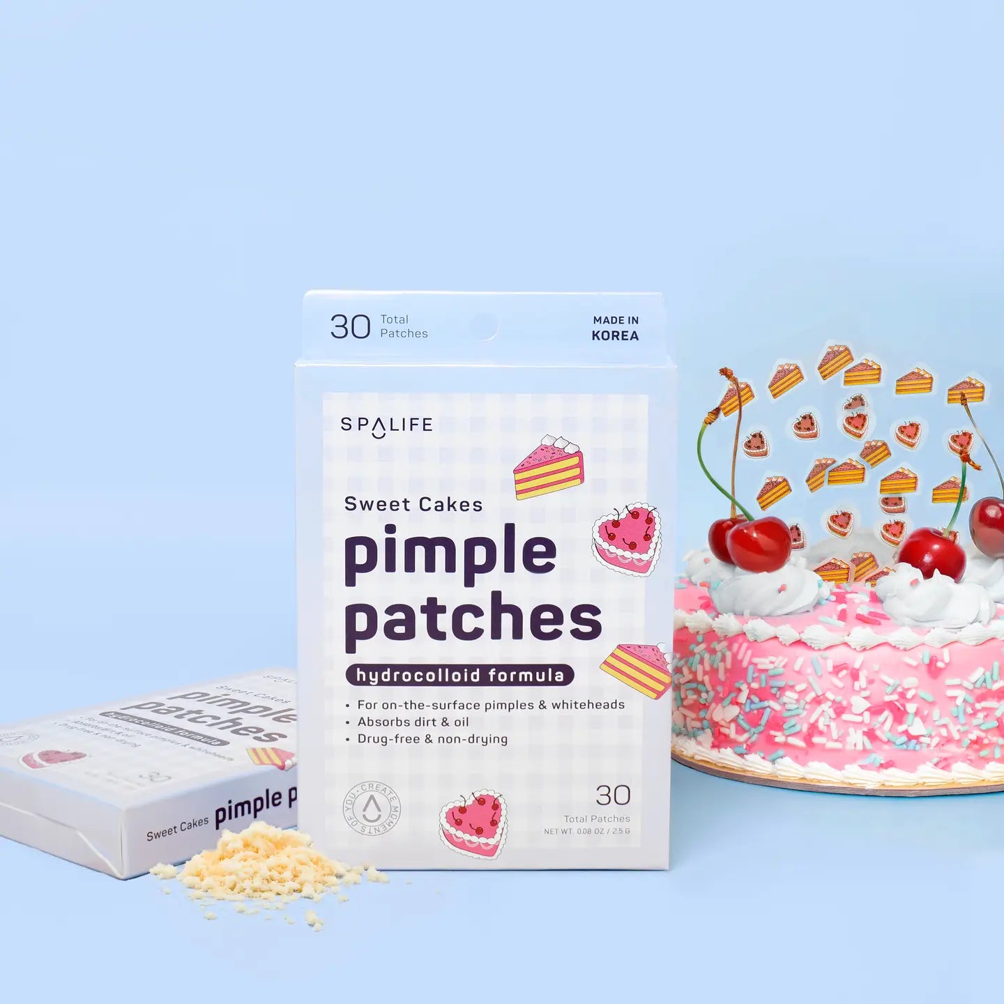 Sweet Cakes Hydrocolloid Pimple Patches 30 Count