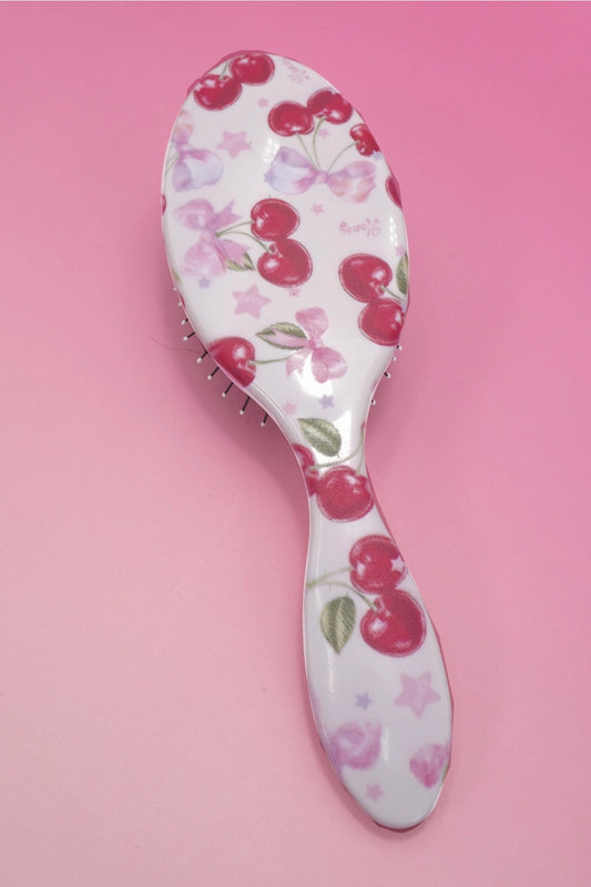 Sweeter Than You Cherry Bows Detangle Brush