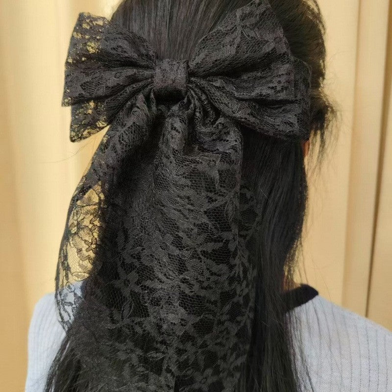 What An Enchantment Organza Lace Bow