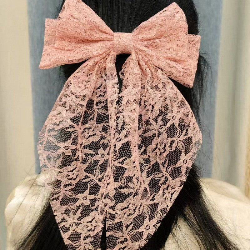 What An Enchantment Organza Lace Bow