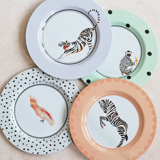 Really Wild Picnic Side plates, set of 4