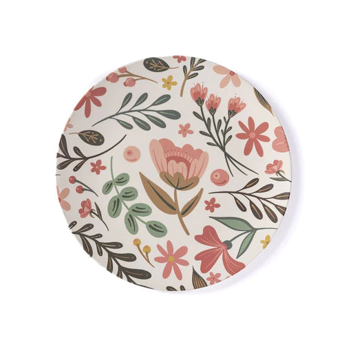 SET OF 4 MEADOW MELAMINE DINNER PLATE, MULTI