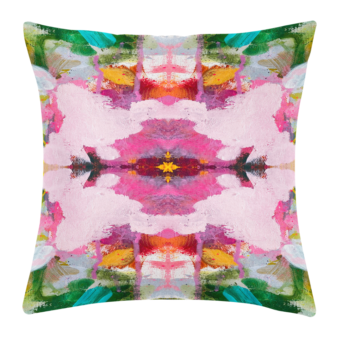 Namaste Pink 22x22 Pillow