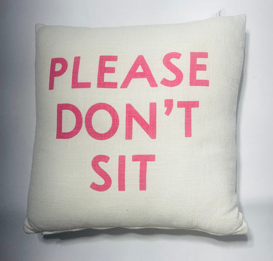 Please Don't Sit Pillow