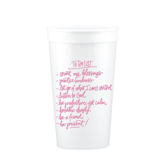 To-Do List | Stadium Cups