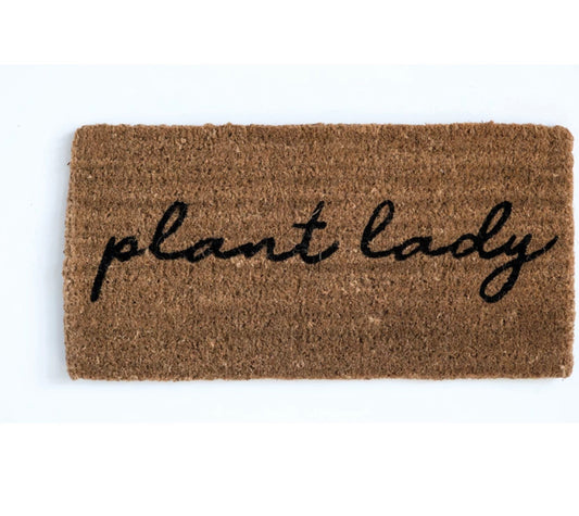 Plant Lady Coir Doormat