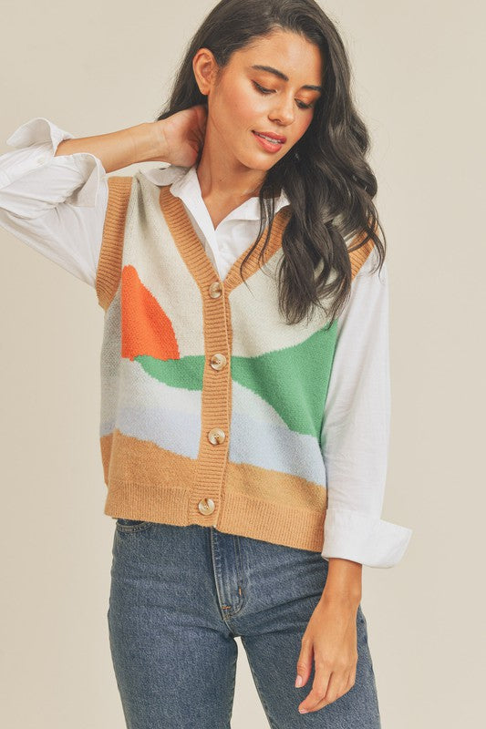 Multicolored Vest